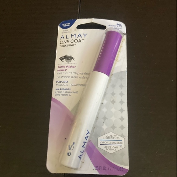 Almay One Coat Thickening Mascara - blackest black color. Add on item *** - Picture 1 of 4